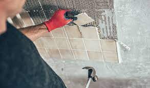 how to remove kitchen tile backsplash