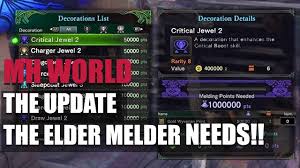 monster hunter world the update the