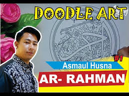 Gambar kaligrafi asmaul husna ar rahman mewarnai kaligrafi. Download Video Design 1 Ornaments Kaligrafi Asmaul Husna Ar Rahman Gambar Kaligrafi