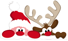 Rudolph is usually depicted as the ninth and youngest of santa claus's reindeer, using his luminous red nose to lead the reindeer team and guide santa's sleigh on christmas eve. Santa And Reindeer Clipart Free Download Transparent Png Creazilla