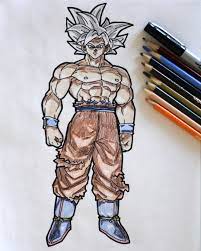 Pencil dragon ball drawing easy. How To Draw Ultra Instinct Goku From Dragonball Super Draw With Richie