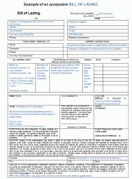 Bill Of Lading Template 587 Useful Templates Bill Of