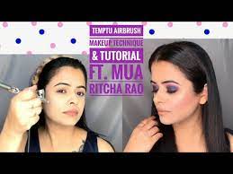 how to apply airbrush makeup on self