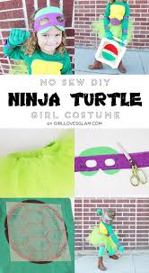 diy no sew ninja turtle costume for