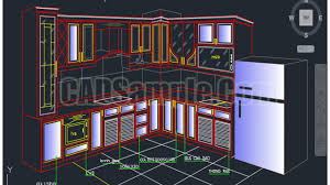 kitchen cupboard furniture cad block dwg