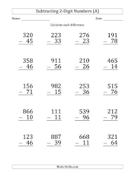Subtraction with regrouping worksheets pdf 1 to 99. 3 Digit Subtraction Regrouping Worksheet Pdf Large Print Subtracting 3 Digit Numbers With All Regrouping J Juliustrufflesmedia