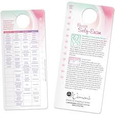 Breast Self Exam Shower Card