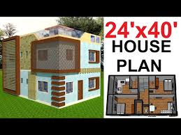 24 X 40 Feet House Plan Ghar Ka