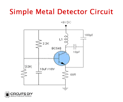 A diy metal detector can be useful on many occasions and in 19 steps this instructable will show you how to build one. Simple Metal Detector Circuit Using Bc548 Transistor