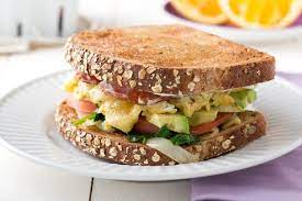 Healthy Breakfast Sandwich gambar png
