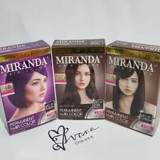 Hair colouring atau mewarnai rambut merupakan hal yang paling sering dilakukan wanita dengan tujuan supaya tampil lebih menarik. Miranda Hair Color Cat Rambut Warna Baru Shopee Indonesia