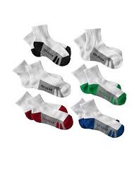 Tek Gear Boys 6 Pk Striped 1 4 Crew Socks Shoe Size 3 10 Sock Size 9 11