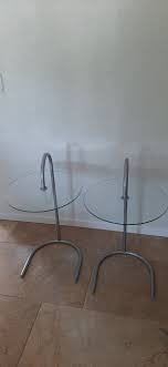 Two Glass Vintage Side Tables Ikea 2