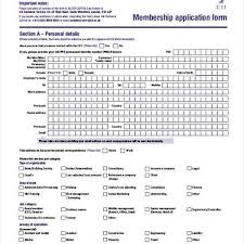 7 Membership Application Form Samples Free Sample