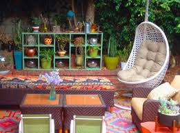 Colorful Bohemian Outdoor Spaces How