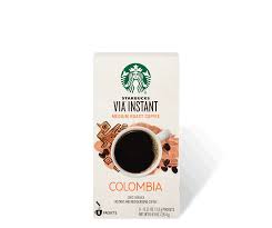 colombia instant coffee starbucks