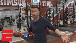 alabama weight room with marty smith