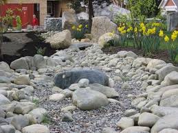 Dry River Rock Garden Ideas