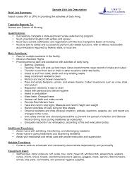 Registered Nurse Job Description Resume 10386 Hang Em Com