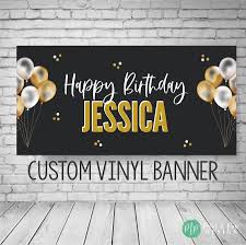 happy birthday banner personalized