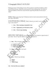  paragraph essay outline esl worksheet by virginiajc 5 paragraph essay outline worksheet
