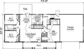 house plan 87805 ranch style with
