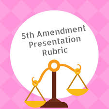 Bill Of Rights 5th Amendment Presentation By Curtis Sensei Tpt