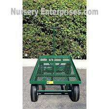 Nursery Cart 4 Wheeled Mesh Deck Wagon