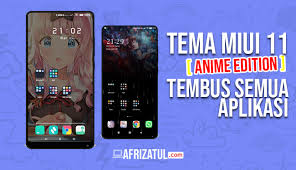 Welcome to miui themes, a unique collection of miui theme for xiaomi device users to make their device look different from others. Tema Miui 11 Anime Edition Mtz Tembus Semua Aplikasi Xiaomi 2020