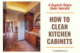 5 ways to clean wooden kitchen cabinets
