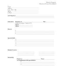 Free Fill In Resume Templates Free Resume Templates Resumes Free