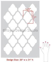 Trellis Pattern Wall Stencil Or Floor