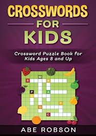 crossword puzzle book for kids ages 8