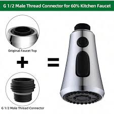 1pc pull down kitchen faucet head