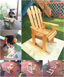 diy wood pallet rocking chair plan