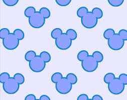 mickey mouse ears simple blue