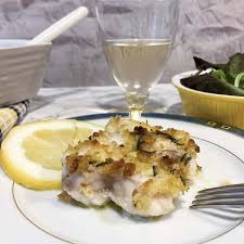 baked monkfish with lemon rosemary and