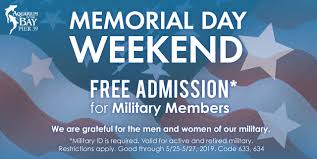 It honors those who died serving in the united states military. Memorial Day Weekend Bay Ecotarium