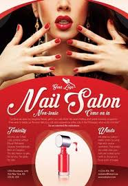 free best nails salon psd template