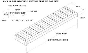 bar grating stair treads galvanized treads