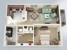 6 Modern One Bedroom With Large Closet