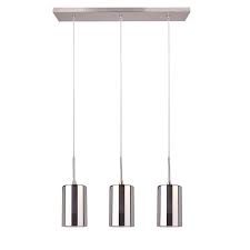 Beldi Bilbao Satin Nickel Transitional Tinted Glass Cylinder Pendant Light In The Pendant Lighting Department At Lowes Com