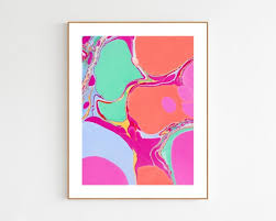 Colorful Wall Art Bright Color Abstract