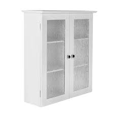 Wall Cabinet With 2 Glass Doors