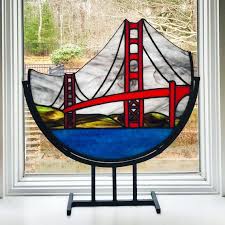 Unique Stained Glass Art Sculpture Of