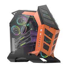 gaming red casing pc case