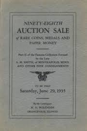 Auction sale   rare coins  medals  tokens  stamps  paper money  curios   gems  rare newspapers  etc   etc    the collections of Dr  Clifton Wheeler   Part     CoinWeek