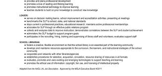 Job Description School Librarian Massachusetts School