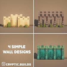 Minecraft Wall Minecraft Wall Designs