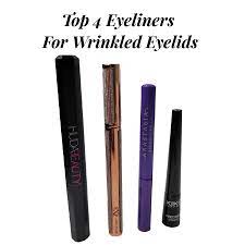 top 4 eyeliners for wrinkled eyelids